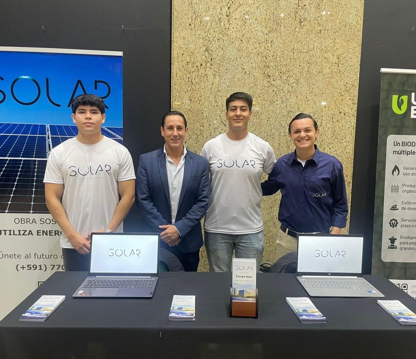 Equipo técnico de SOLAR Bolivia presente en Fexpocruz